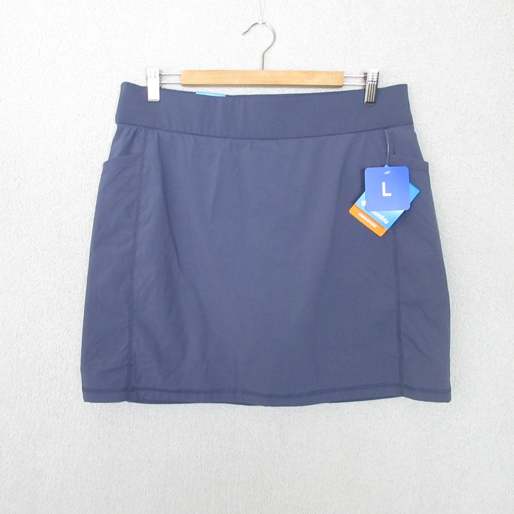 Columbia Just Right Skort Women Large Blue Omni-Shade UPF 50 Hiking XL1603
